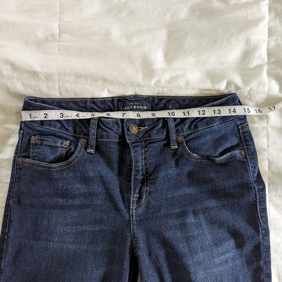 Lucky Brand Lolita Skinny Stretch Jegging 8 / 29 Faded Wash Blue Jean Mid Rise - Picture 6 of 8